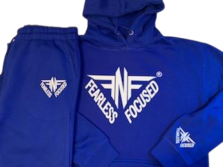 blue hoodie